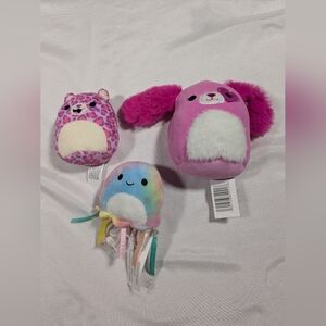 Mini‎ Squishmallow Lot - Comes With 3 Animals